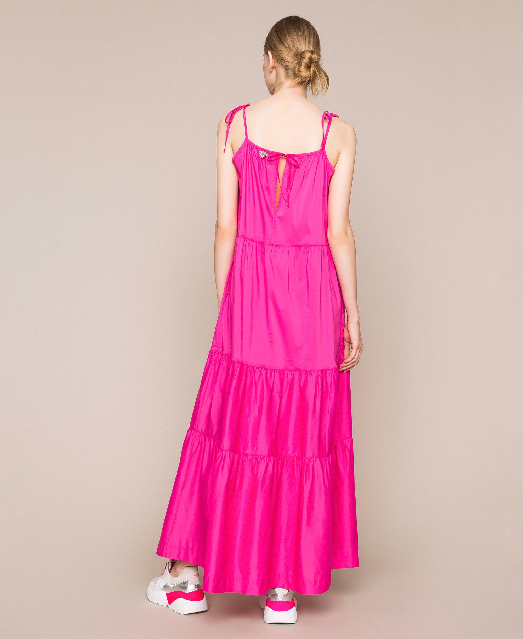 Robe longue à volants Femme Rose TWINSET Milano