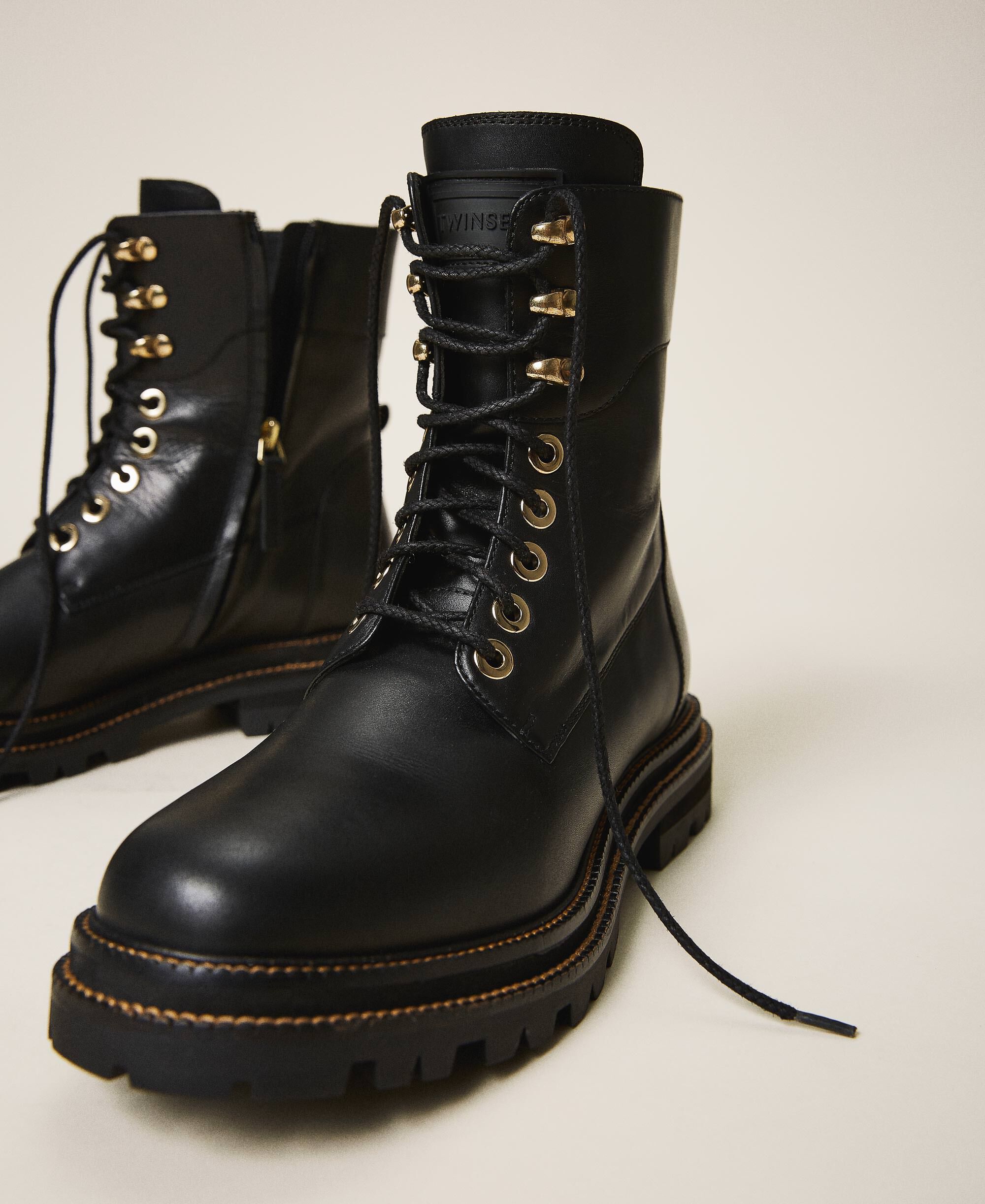 tie up combat boots