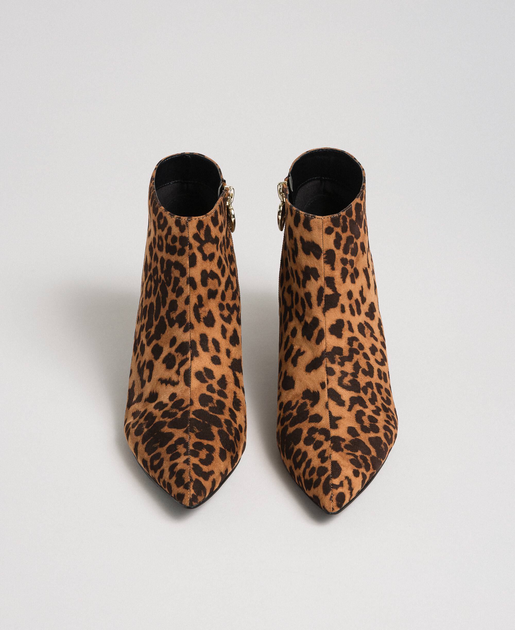 ankle boots animal print