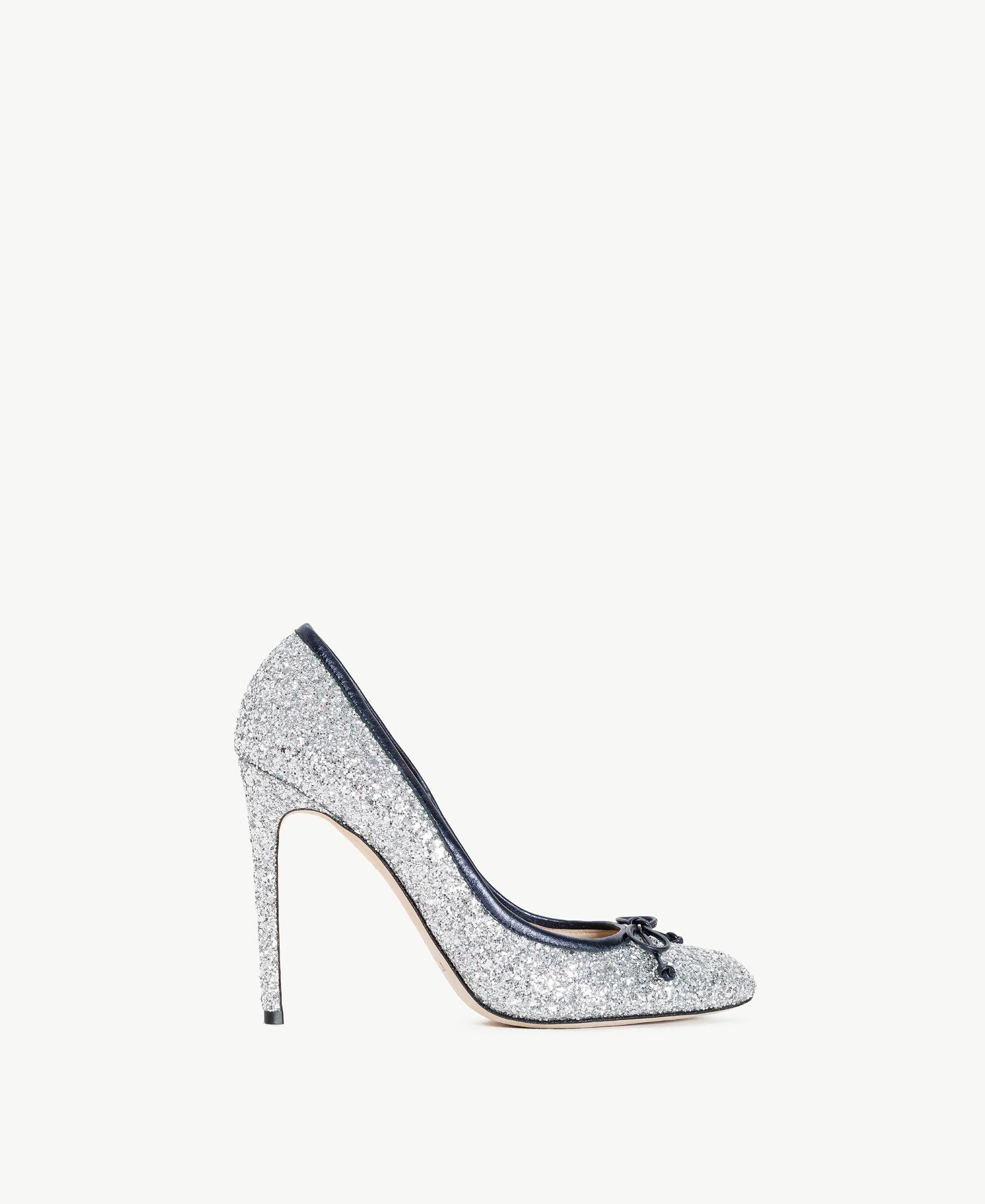 TWINSET Glitter court shoes