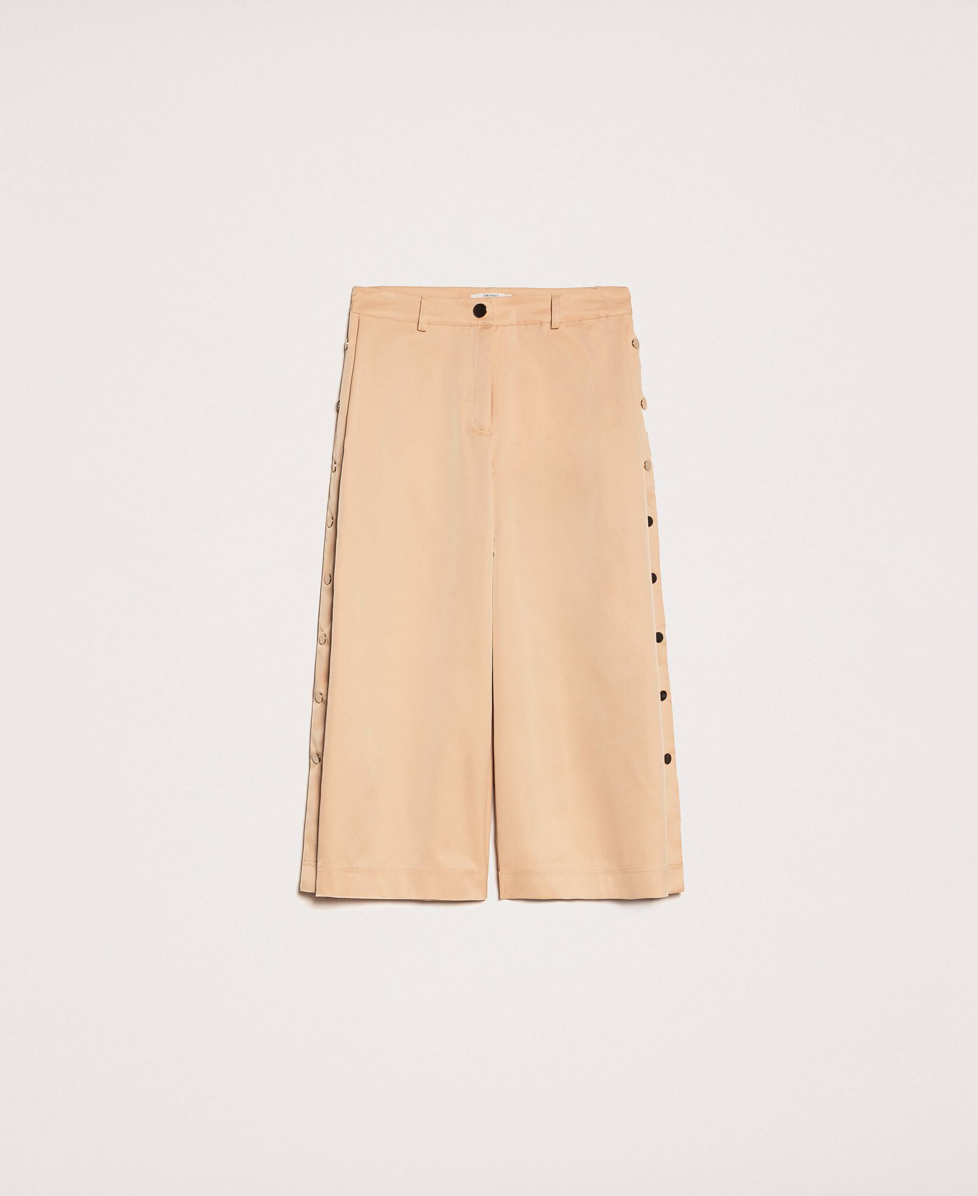 ivory cropped trousers