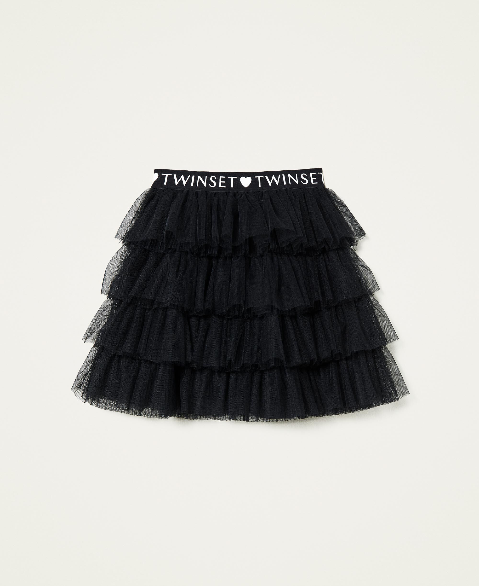 Layered tulle skirt Child, Black 