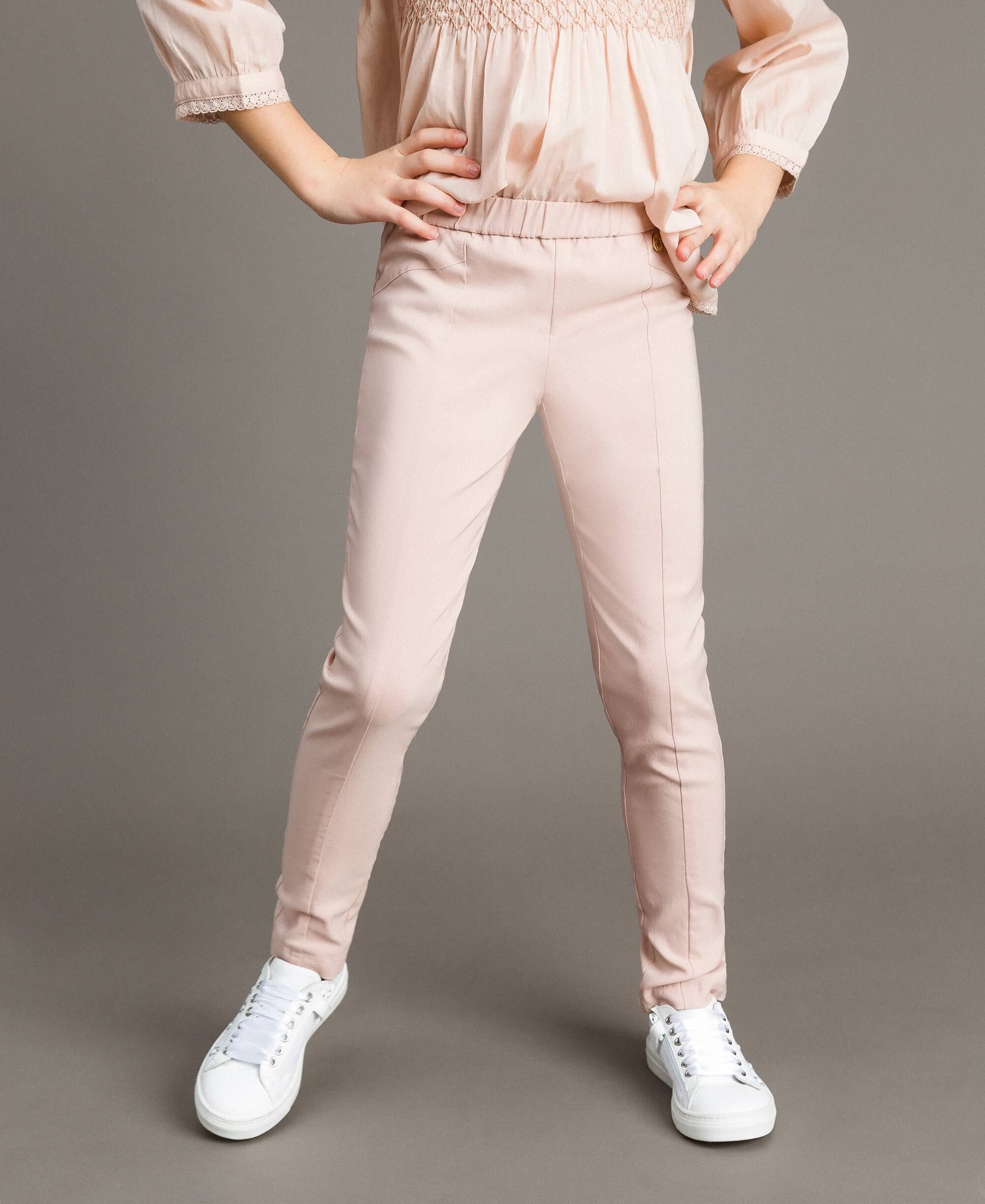 cotton skinny trousers