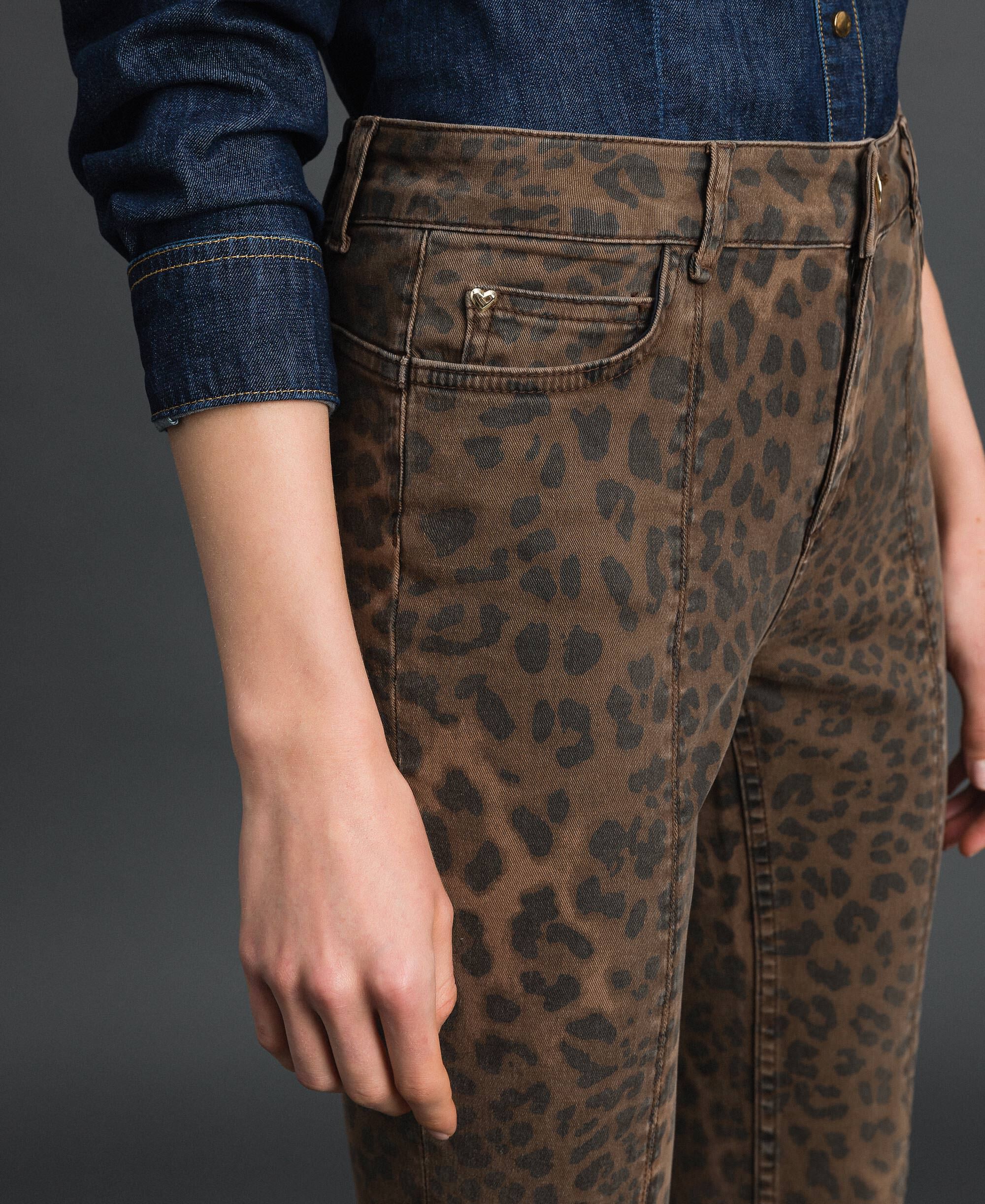 skinny jeans animal print