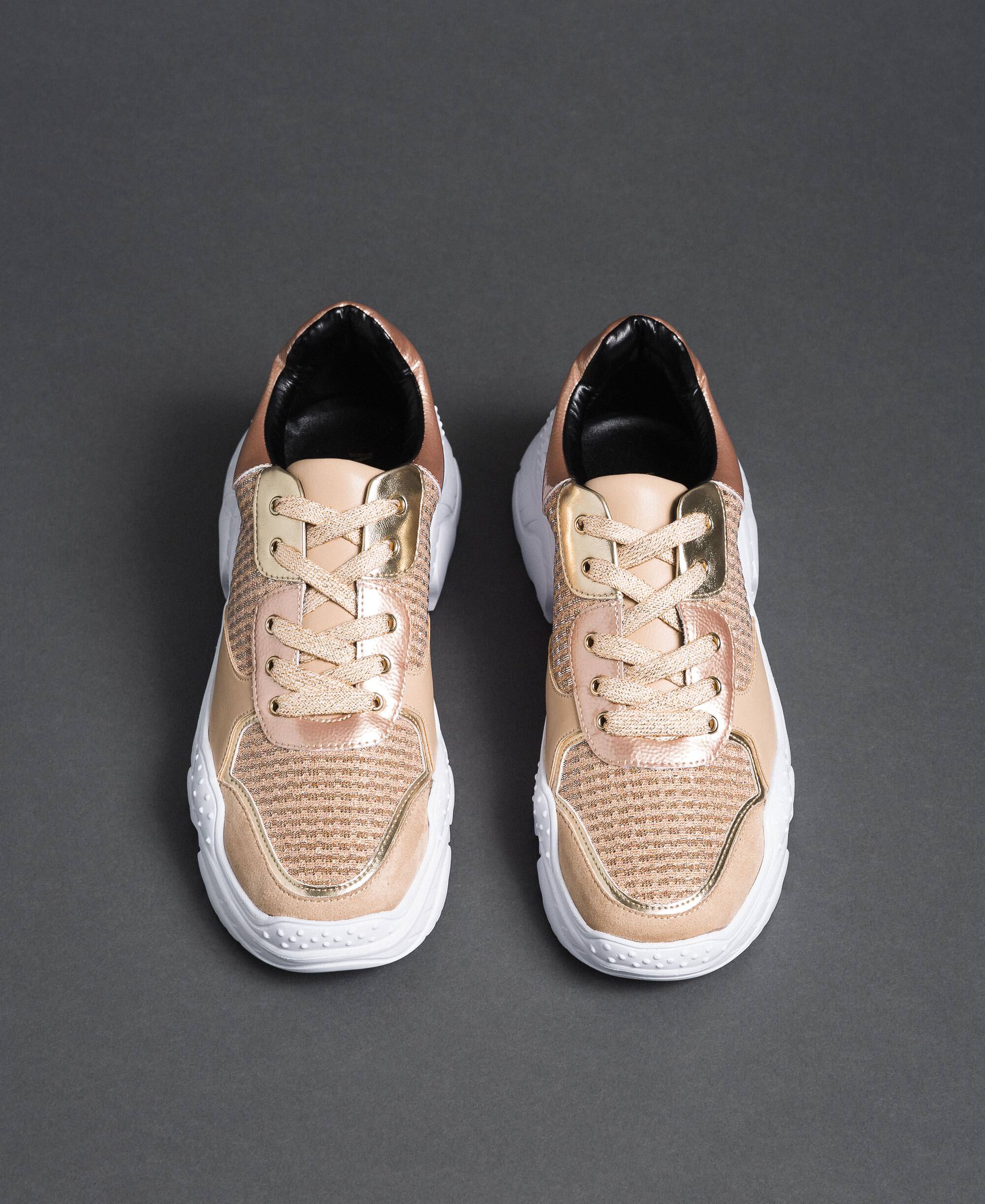 pale pink running shoes