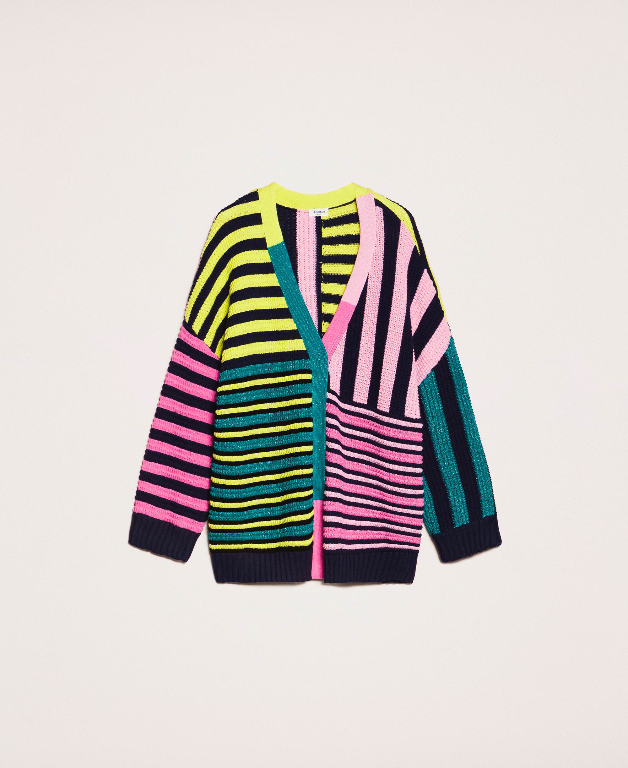 colourful cardigan