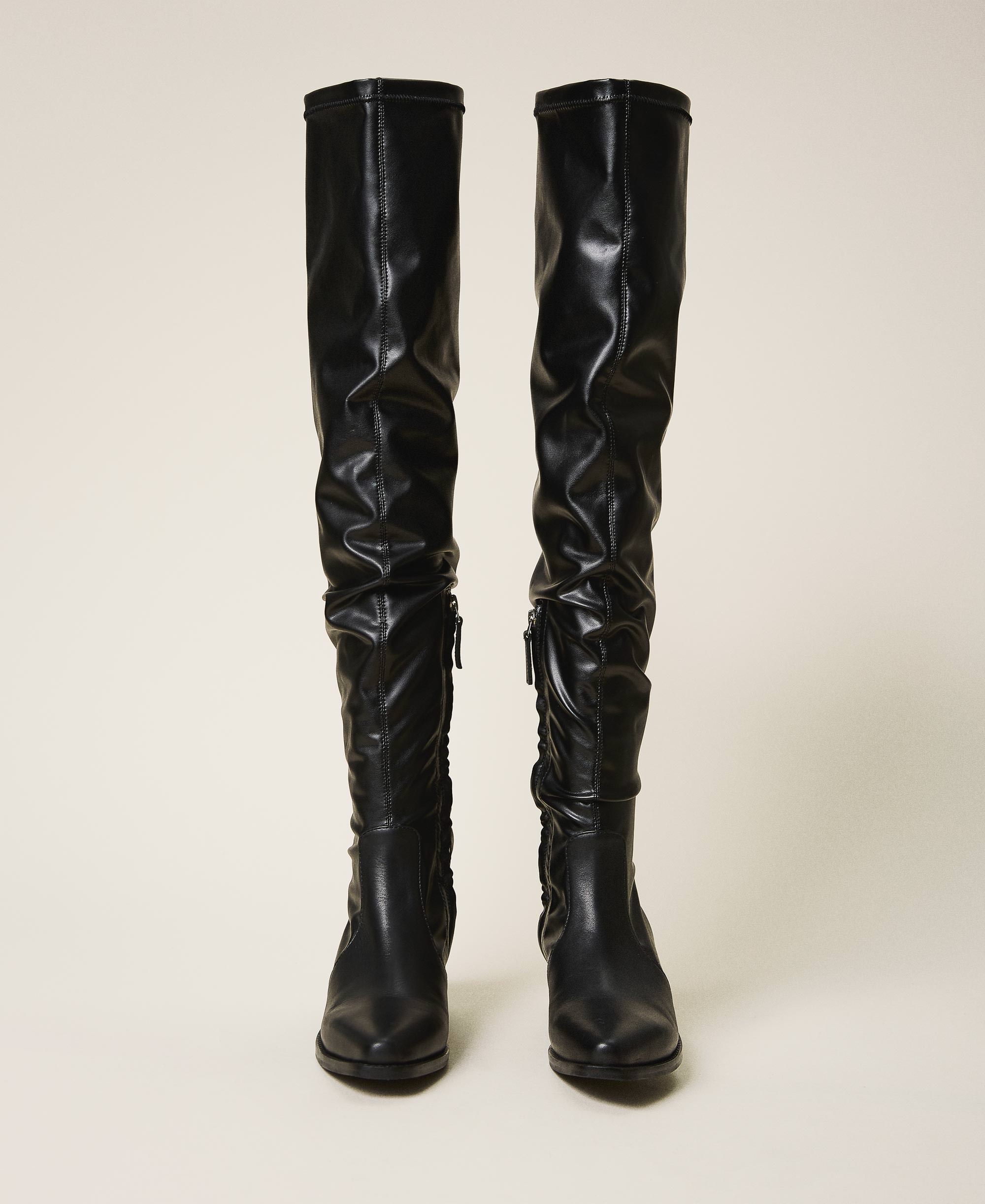 milano thigh high boots