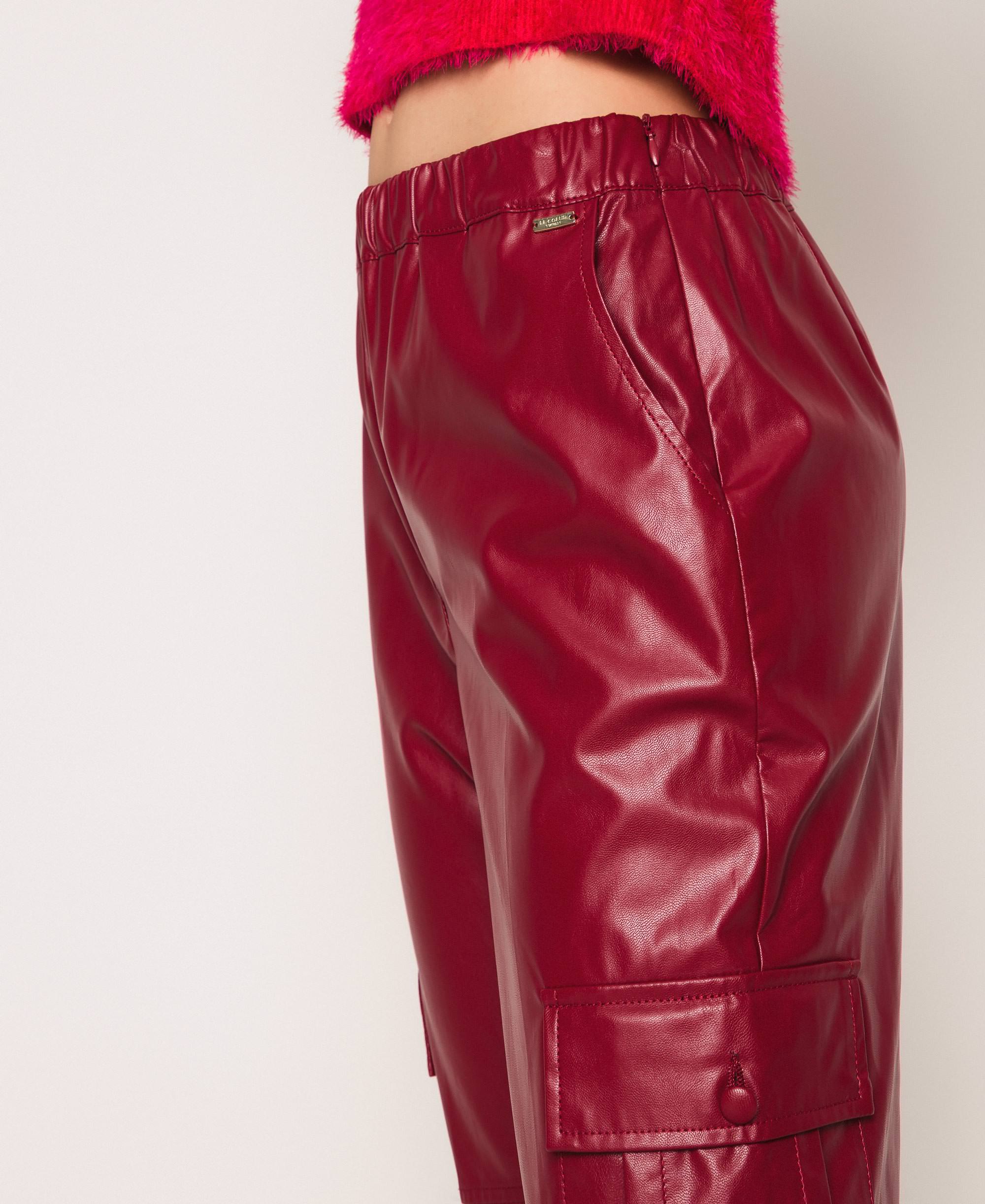 leather combat trousers