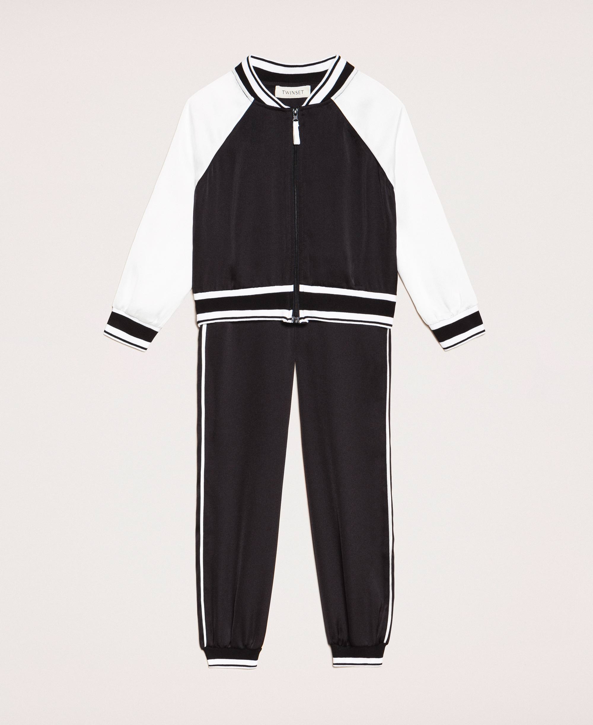 twin set ribbed jogging suit