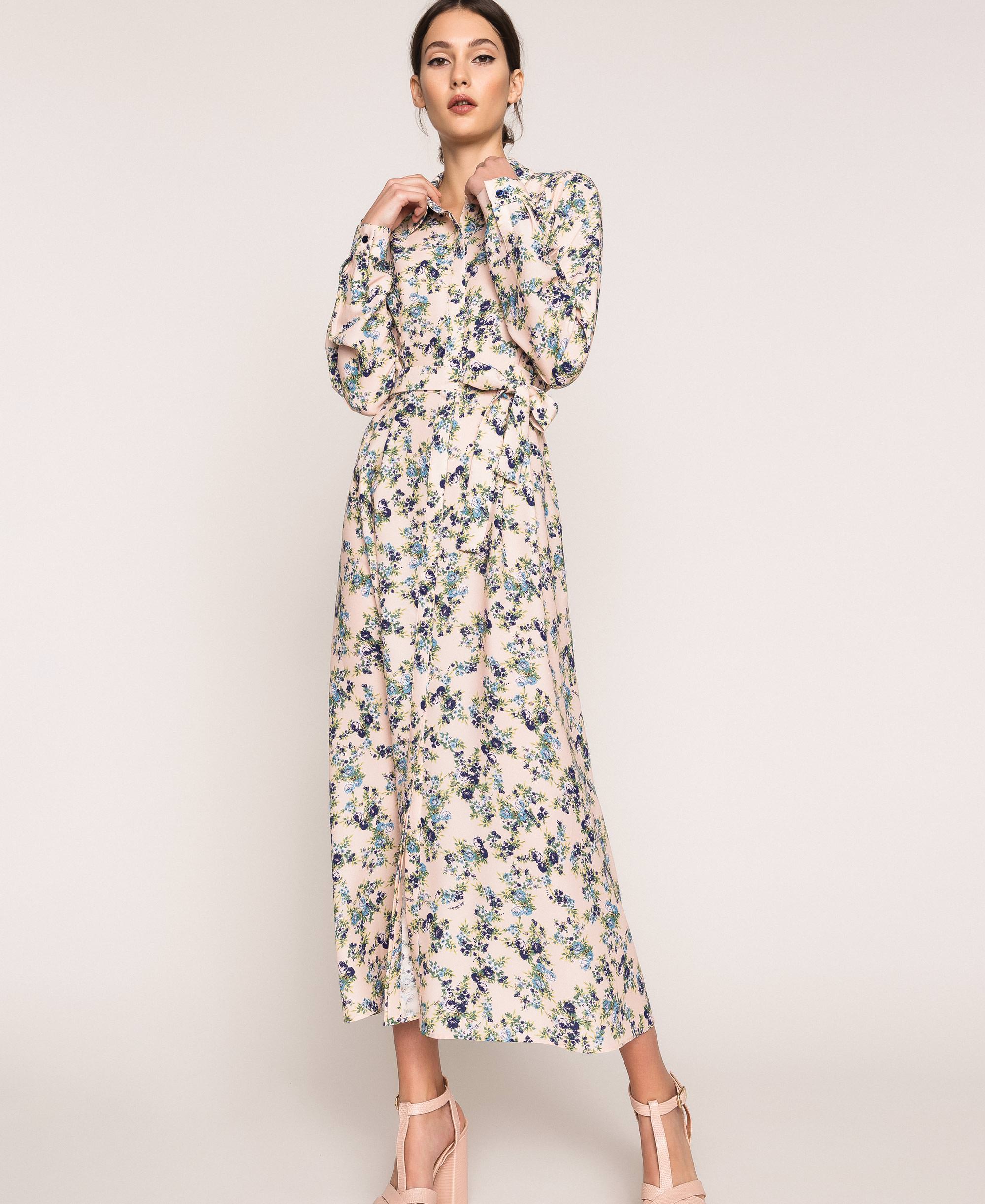 floral shirt dress new look