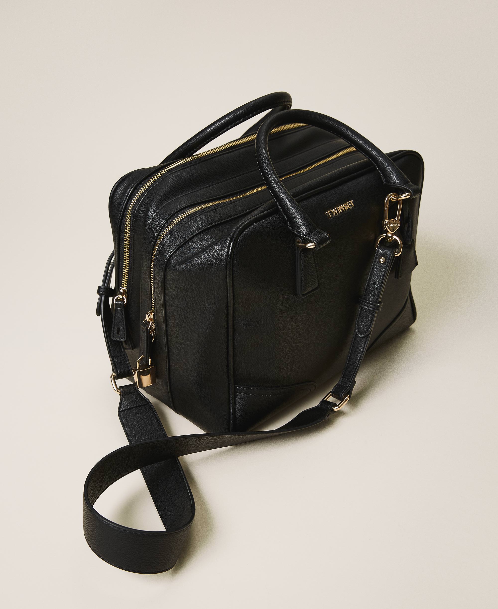 Bolso Con Compartimento Doble Mujer Negro Twinset Milano