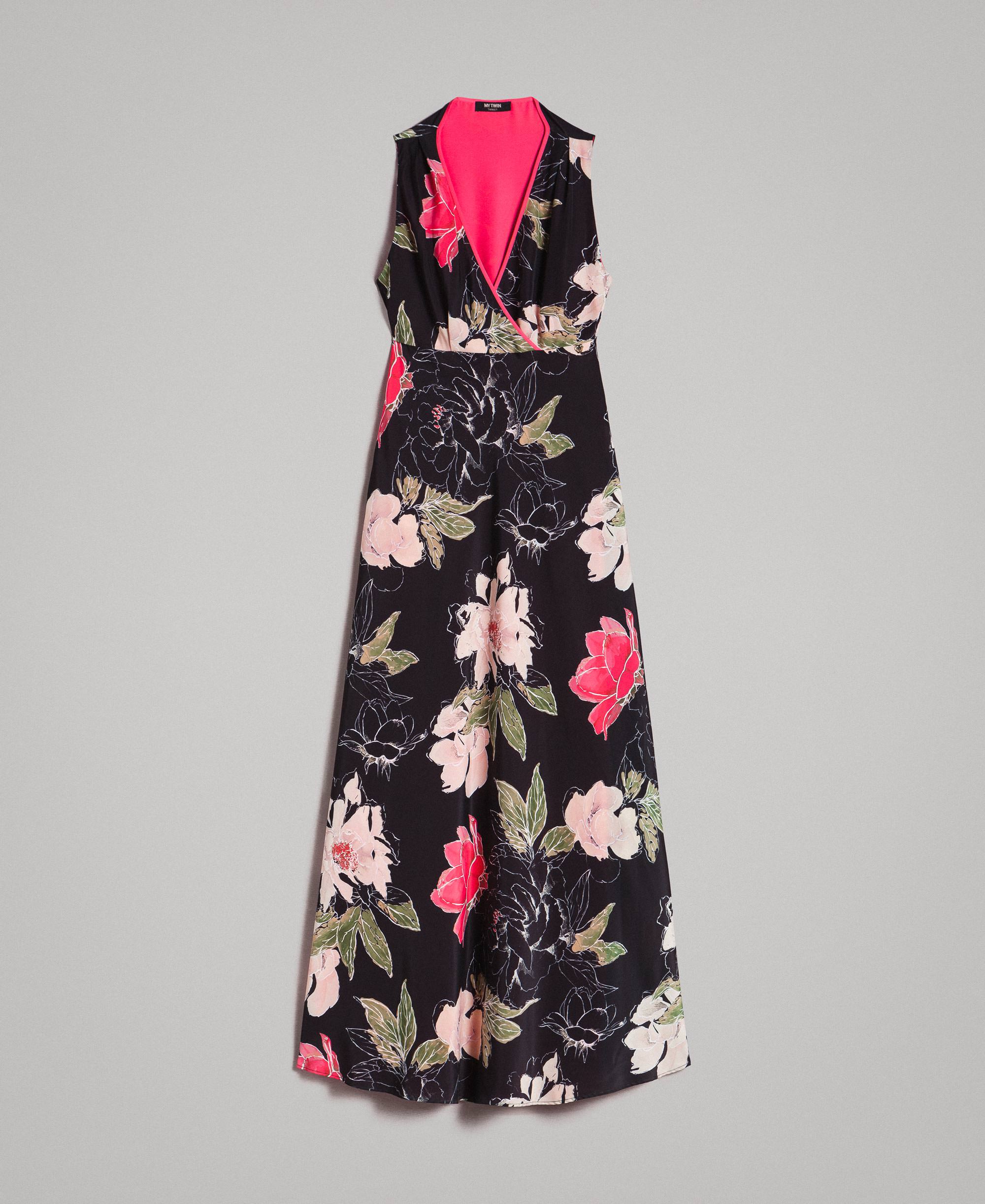 Robe Longue à Imprimé Floral