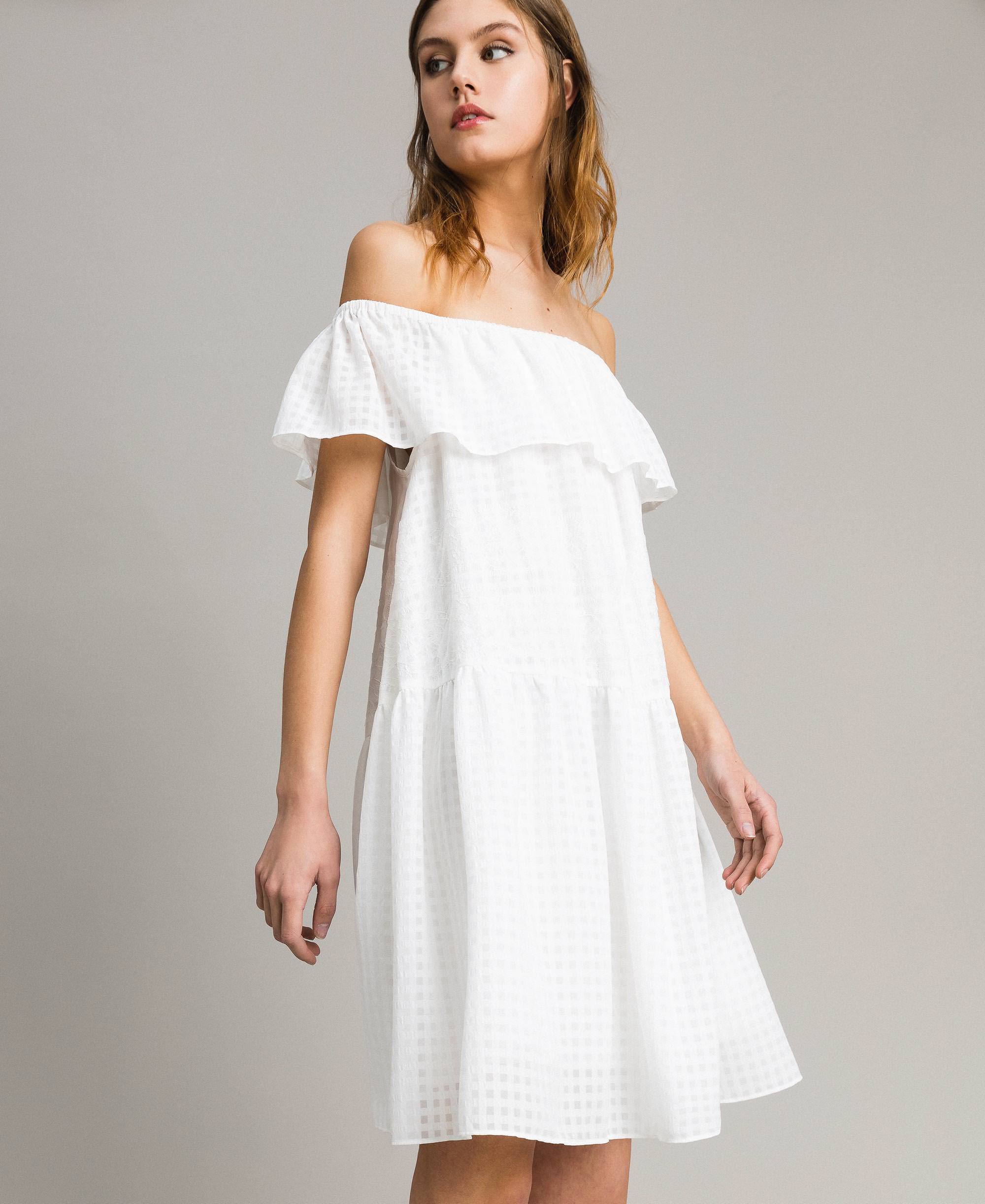 dress with frills at bottom