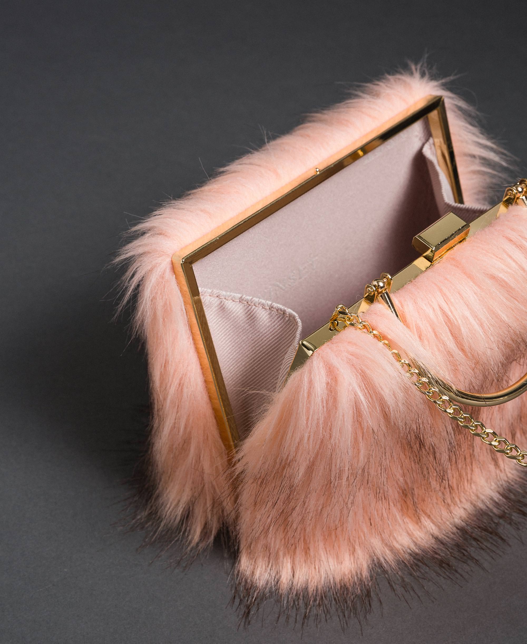 Faux Fur Shoulder Bag