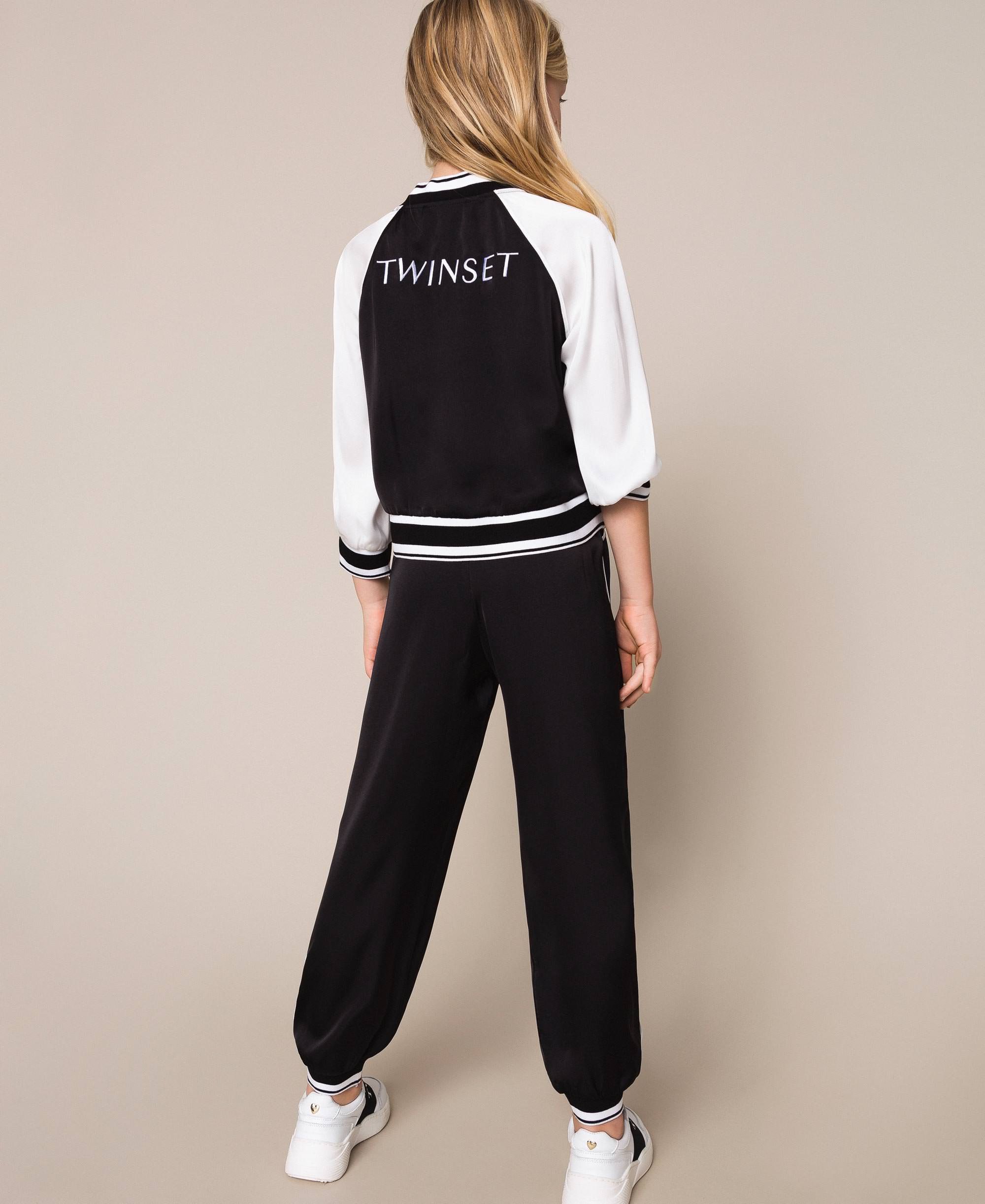 twin set ribbed jogging suit