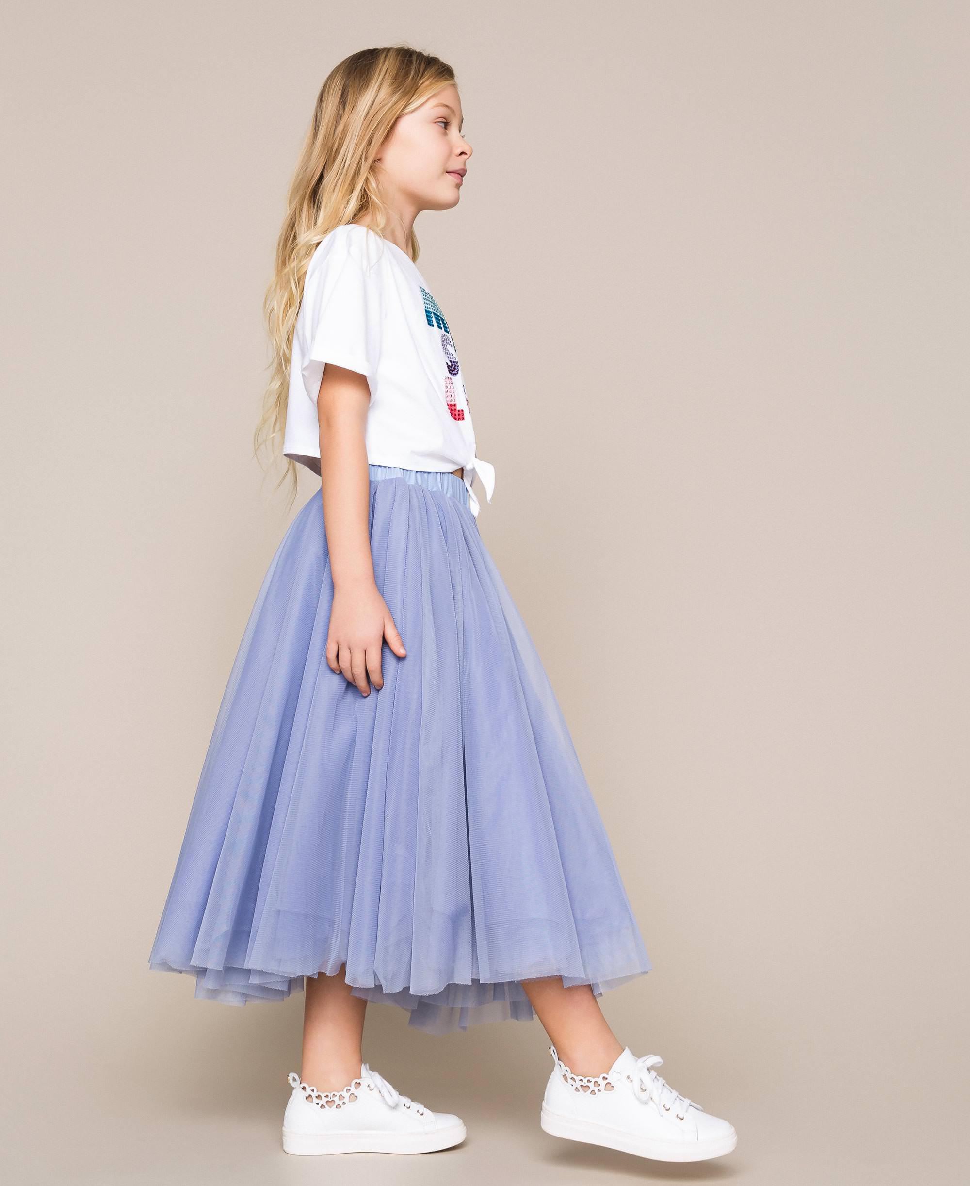 t shirt with tulle skirt