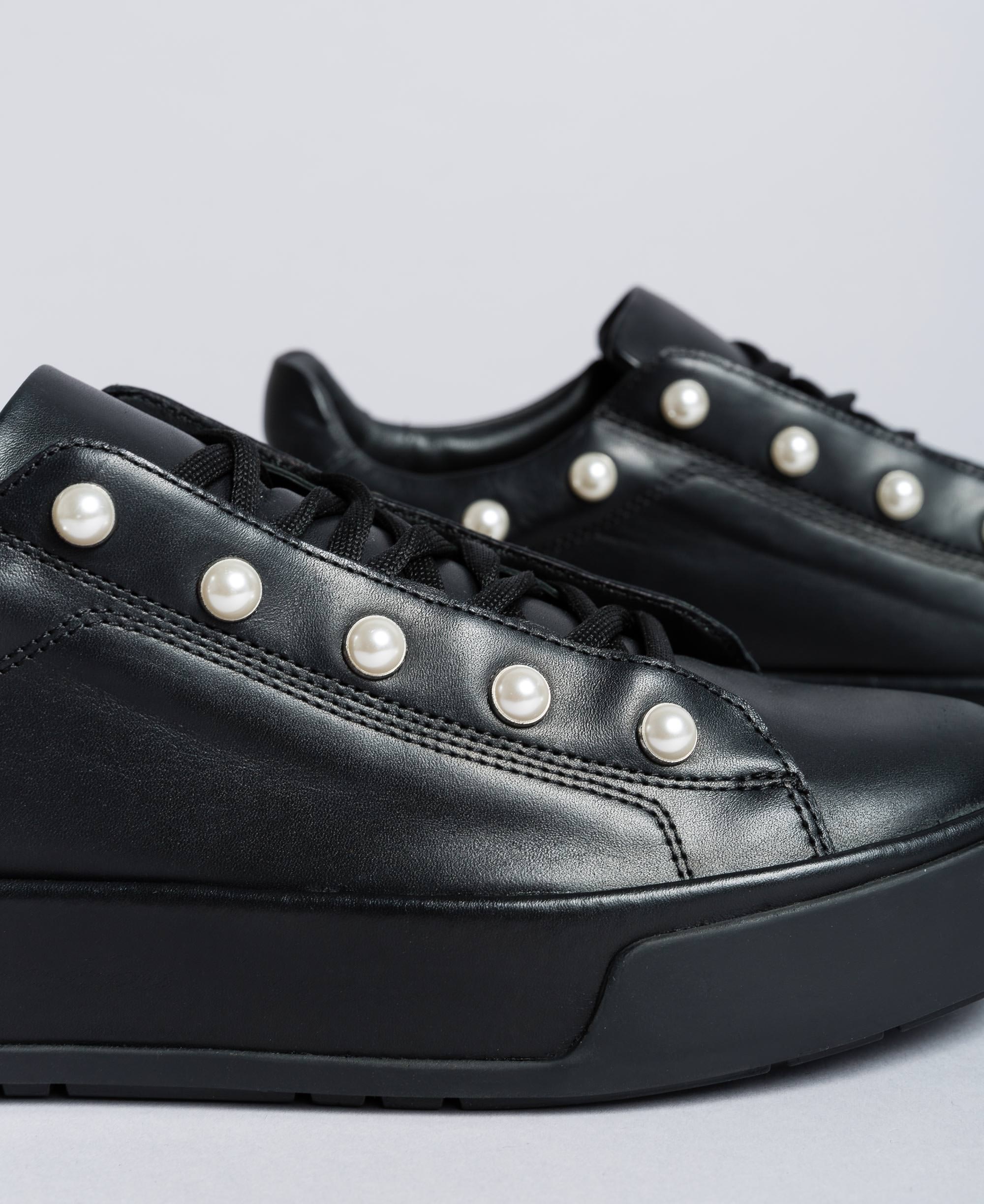 sneakers with pearls on them