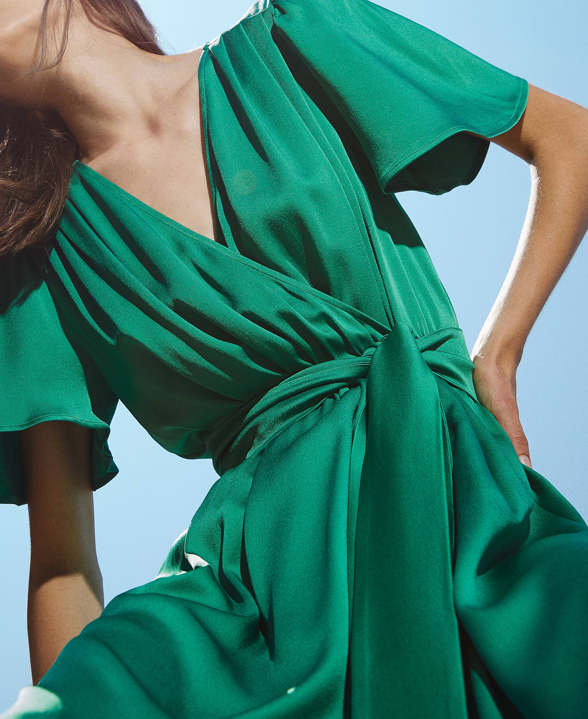 long-satin-dress-with-draping-woman-green-twinset-milano