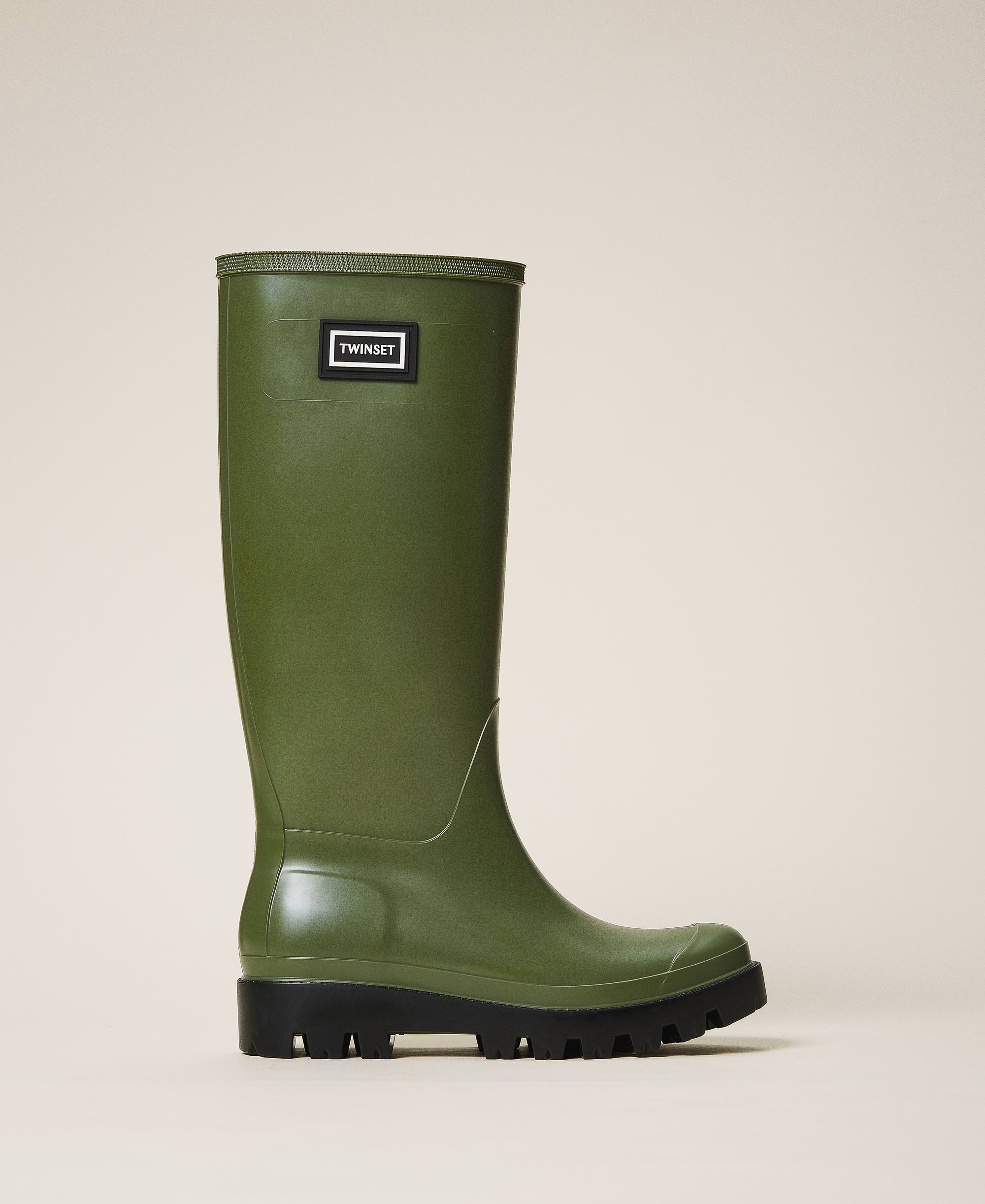 bottes de pluie vert