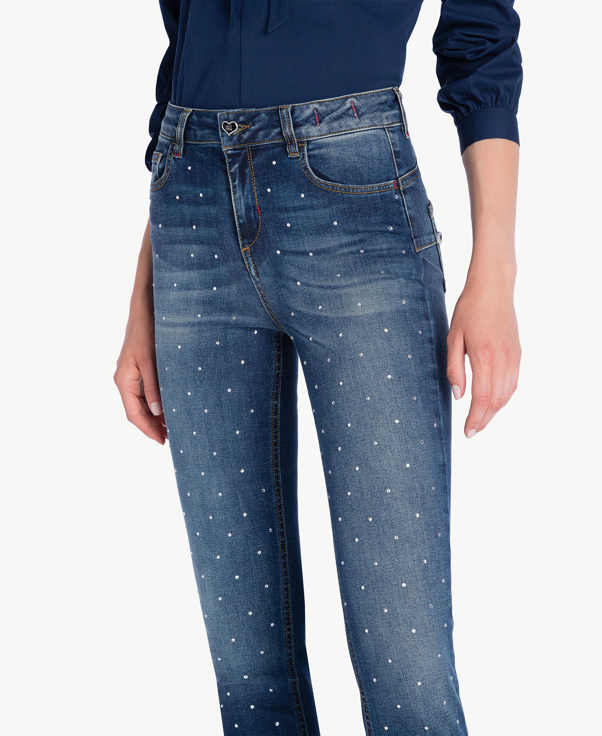 bedazzled skinny jeans